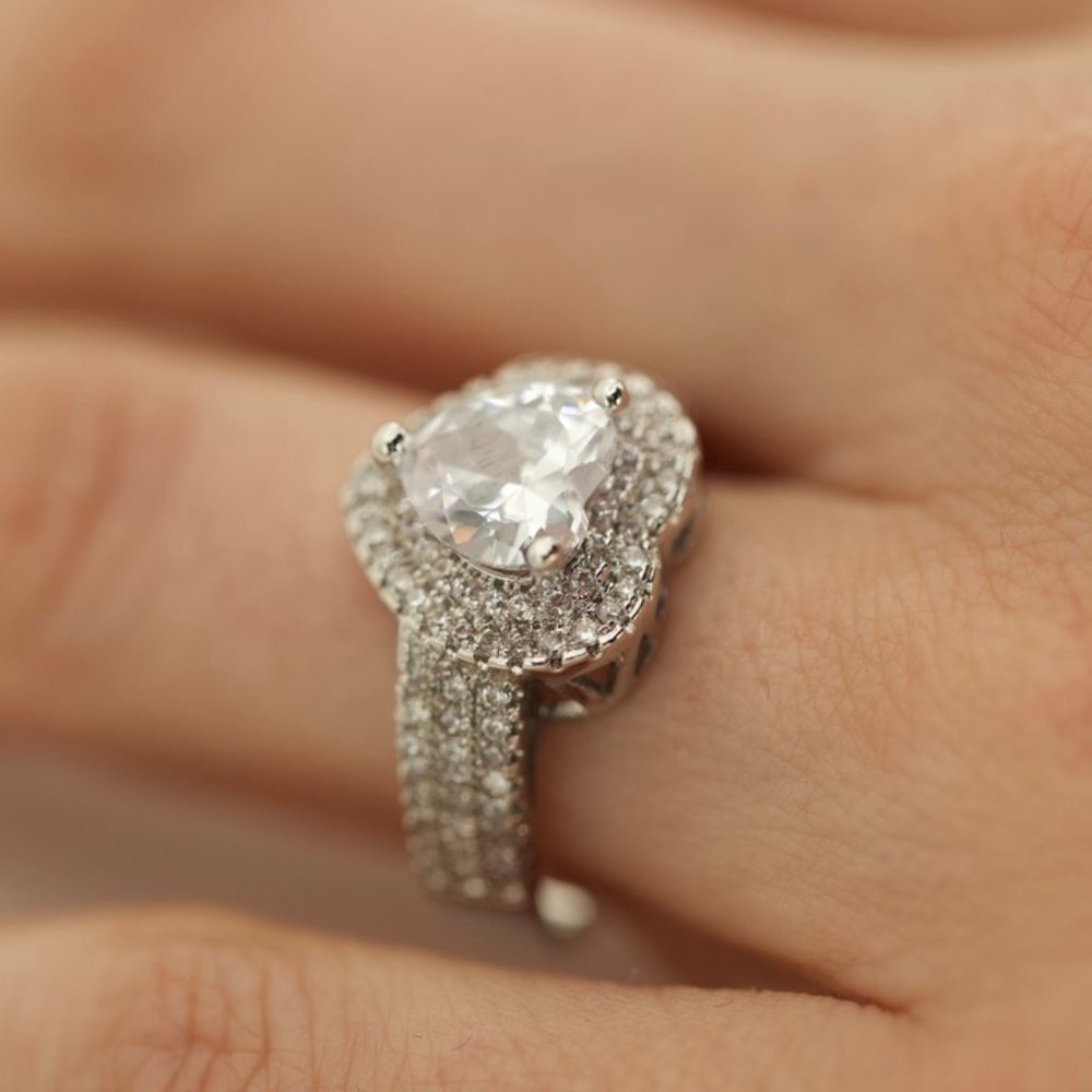 Jenna Jameson Silver Heart Ring - Picture 11 of 12